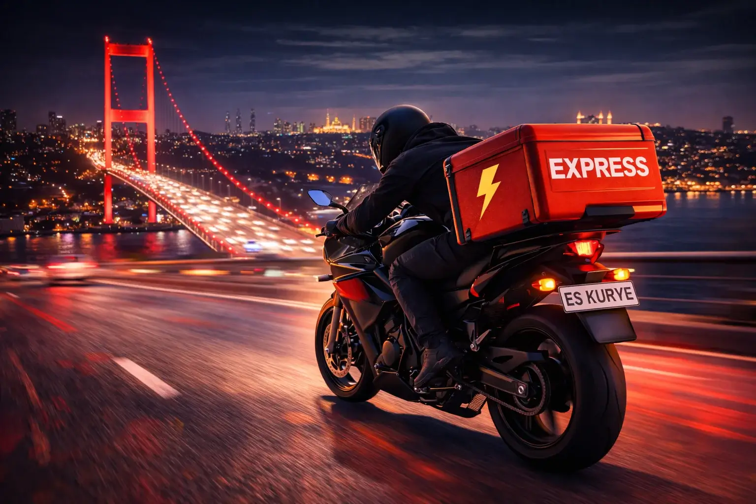 İstanbul Anadolu Yakası moto kurye