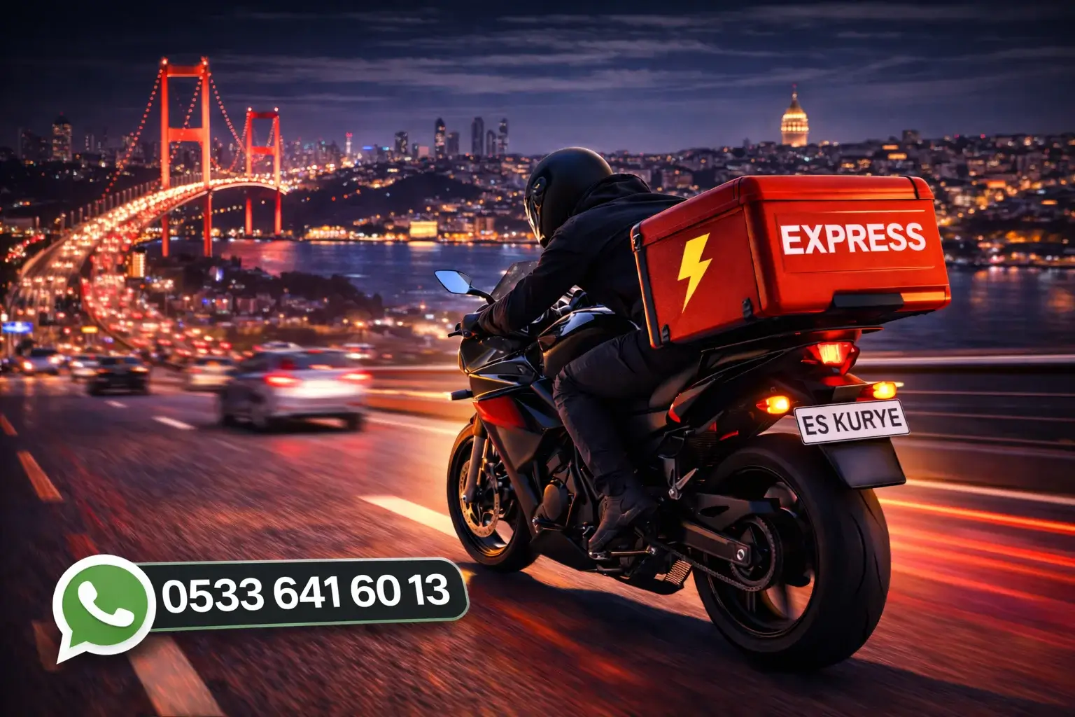 Avrupa yakası moto Kurye